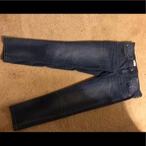 GAP Girlfriend cropped jeans size 28r